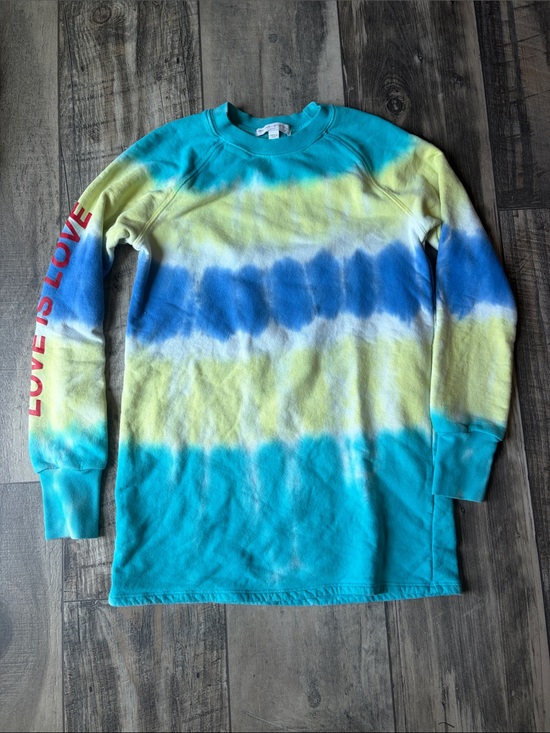 Spiritual Gangster Tops - Spiritual Gangster Love is Love Tie Dye Crewneck Sweatshirt Size Small
